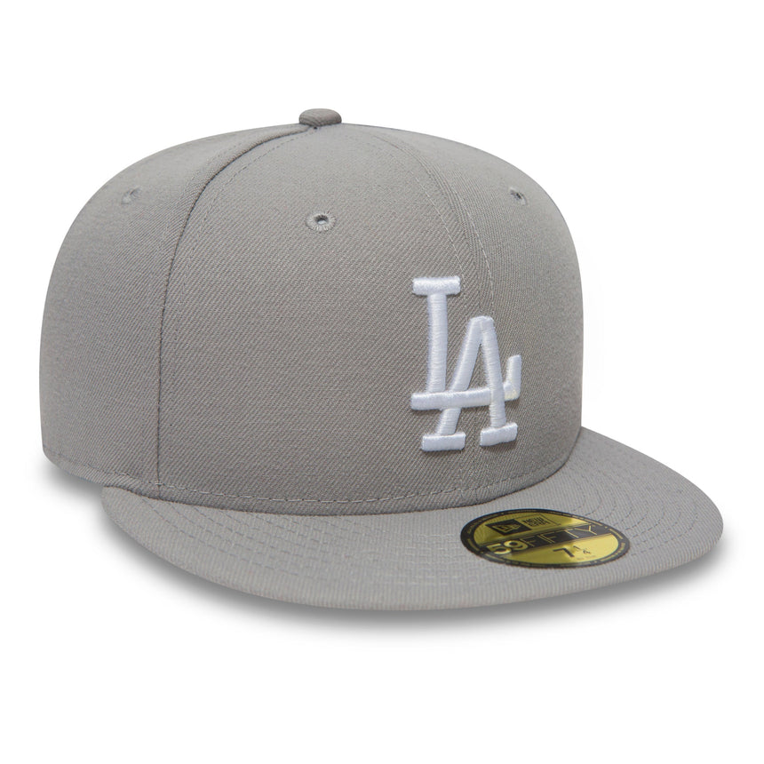 Los Angeles Dodgers sapka, New Era, 59FIFITY, Basic, szürke - FansBRANDS® - HU