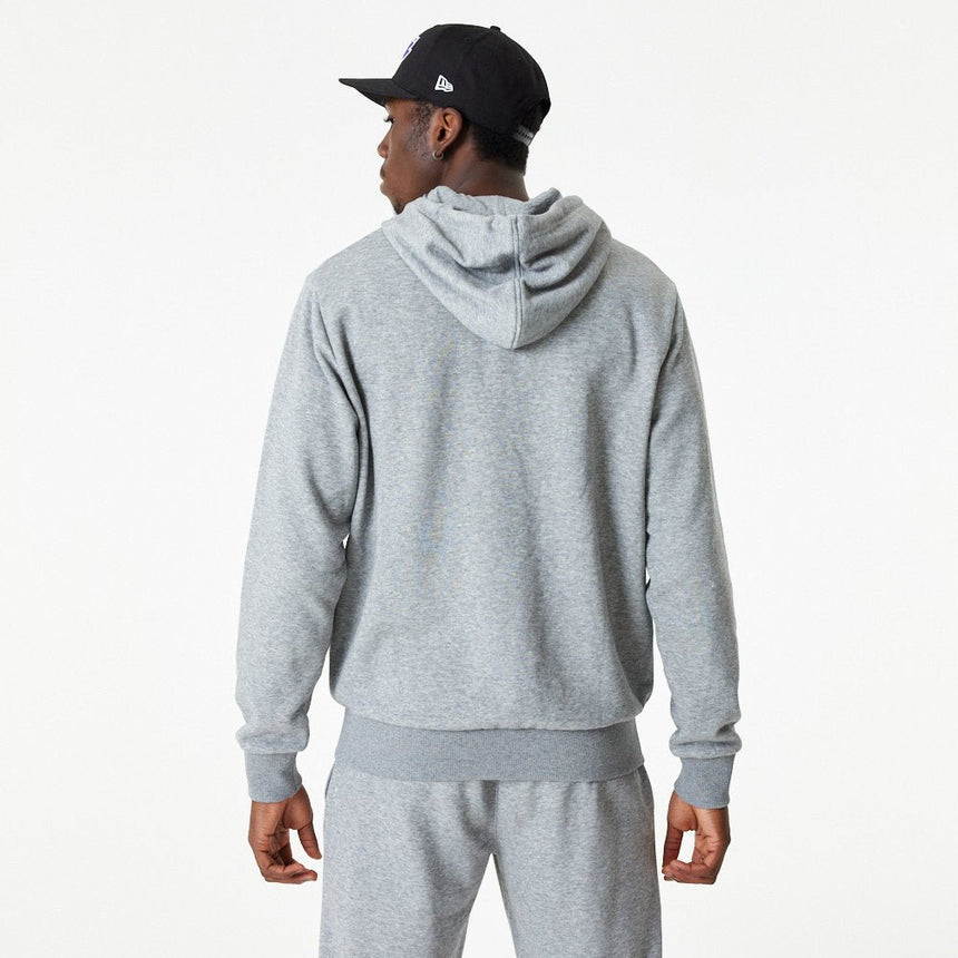 Los Angeles Lakers kapucnis pulóver, teljes cipzáras, New Era, szürke - FansBRANDS® - HU