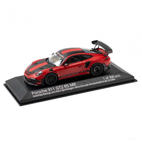 Manthey-Racing Porsche 911 GT2 RS MR 2018 Record lap Nordschleife 1:43 red - FansBRANDS®