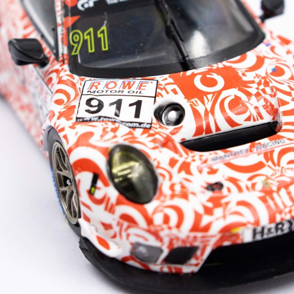 Manthey-Racing Porsche 911 GT3 R - 2018 VLN Nürburgring #911 Camouflage red 1:43 - FansBRANDS®