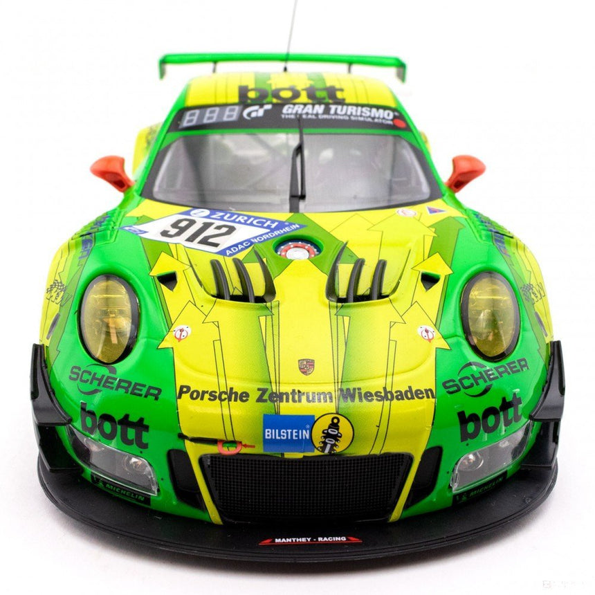 Manthey - Racing Porsche 911 GT3 R - 2018 Winner 24h Race Nürburgring 912 1:18 - FansBRANDS® - HU