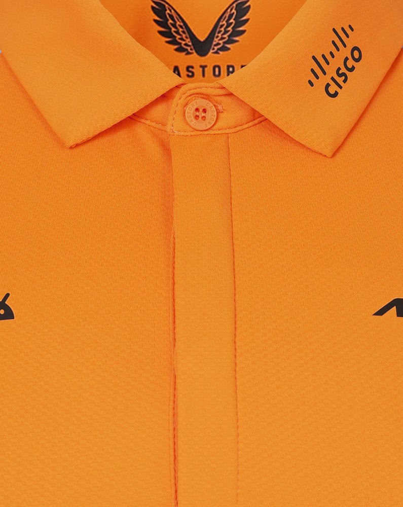 McLaren galléros póló, Castore, csapat, narancssárga, 2024 - FansBRANDS®