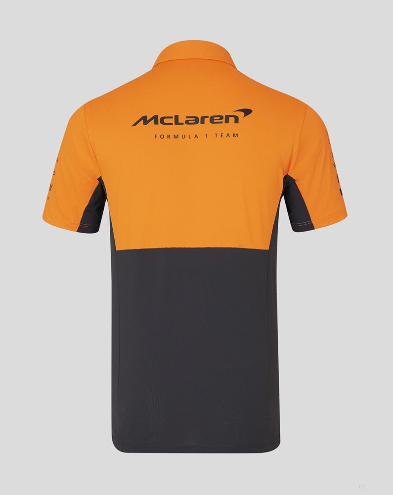 McLaren galléros póló, Castore, csapat, narancssárga, 2024 - FansBRANDS®