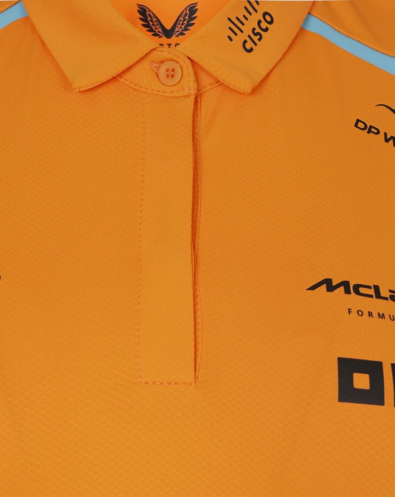 McLaren galléros póló, Castore, csapat, női, narancssárga, 2024 - FansBRANDS®