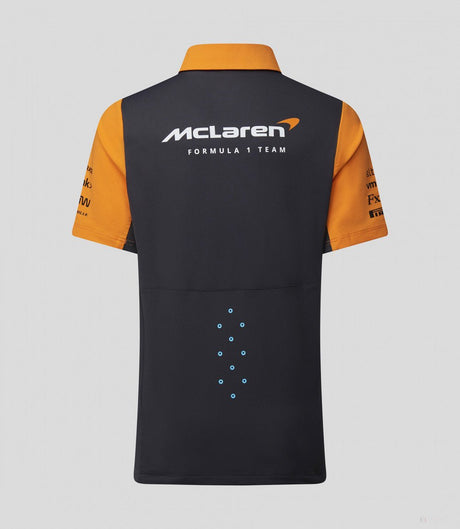 McLaren galléros póló, csapat, gyerek, papaya, 2023 - FansBRANDS®