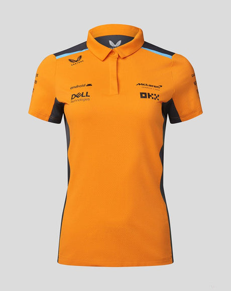 McLaren galléros póló, csapat, női, papaya, 2023 - FansBRANDS®