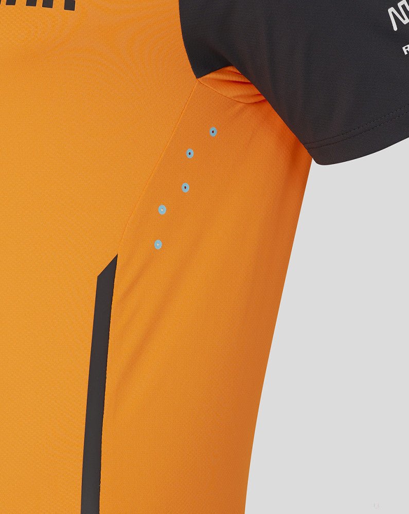 McLaren környakú póló, Castore, csapat, narancssárga, 2024 - FansBRANDS®