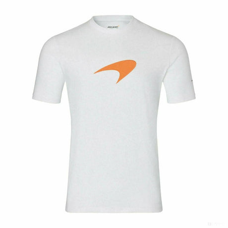 McLaren környakú póló, core essencialss, speedmark, fehér - FansBRANDS®