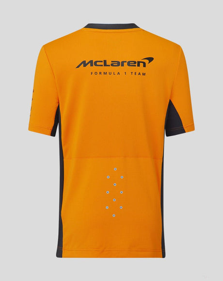 McLaren környakú póló, csapat, gyerek, papaya, 2023 - FansBRANDS®