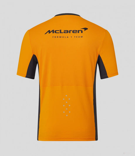 McLaren környakú póló, csapat, papaya, 2023 - FansBRANDS®