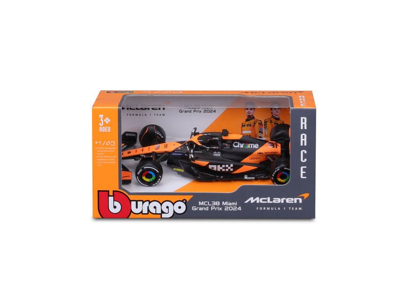 McLaren modellautó, bburago, Oscar Piastri, 1:43, 4, MCL38 - FansBRANDS®