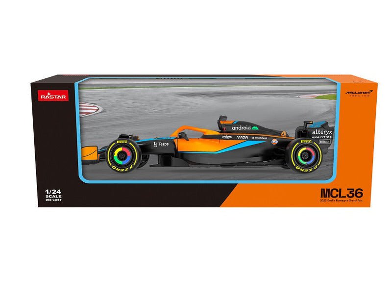 McLaren modellautó, Rastar, Lando Norris, 4, MCL36, 2024 - FansBRANDS®