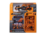McLaren modellkészlet, pit belépő, bburago, 1:43, Lando Norris, 4, MCL38 - FansBRANDS®