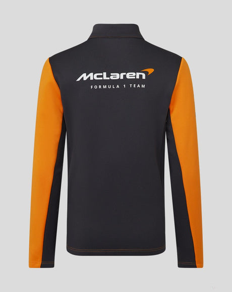 McLaren pulóver, 1/4 cipzáros, csapat, gyerek, papaya, 2023 - FansBRANDS®