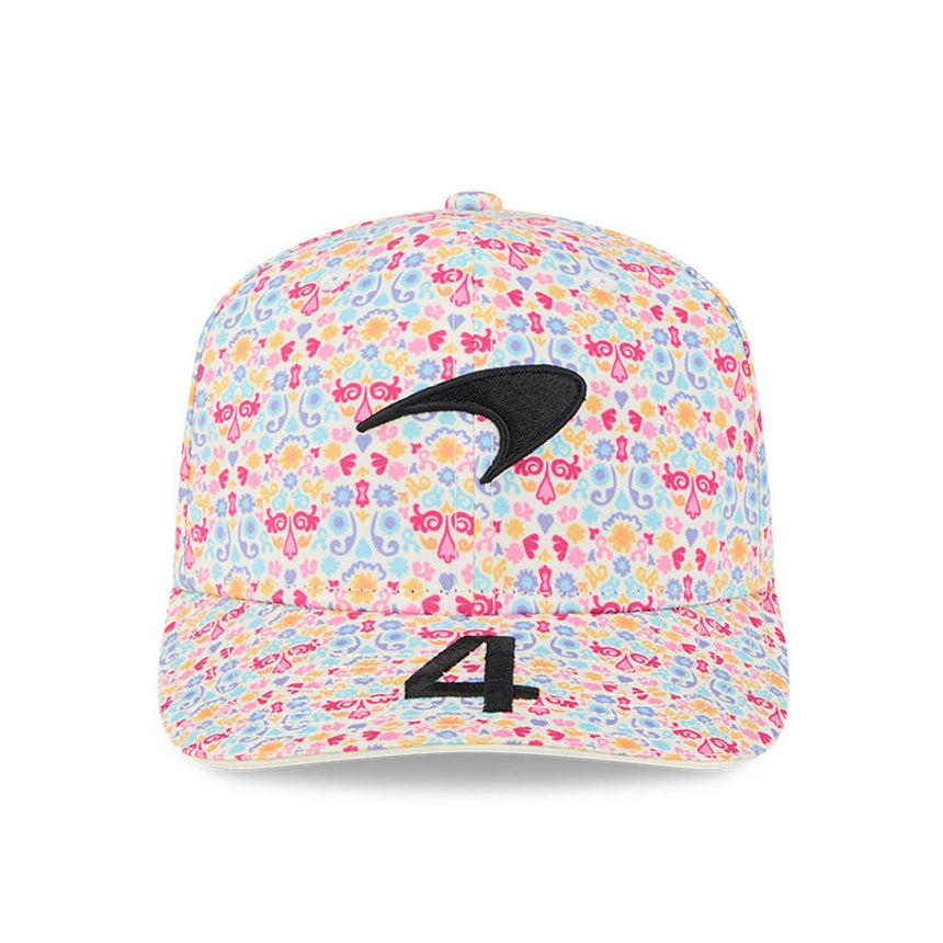 McLaren sapka, csapat, Lando Norris, Mexikó különkiadás, New Era, 9SEVENTY, fehér - FansBRANDS® - HU