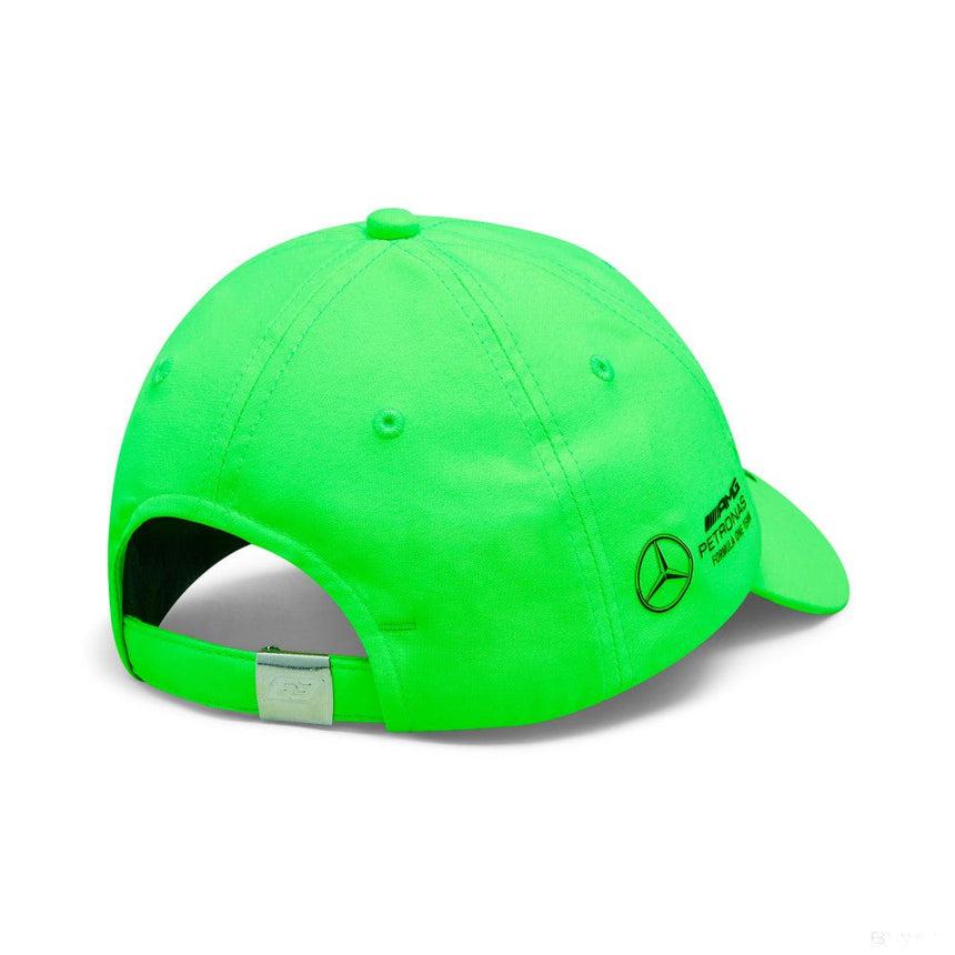Mercedes baseball sapka, George Russell, neon zöld, 2023 - FansBRANDS®
