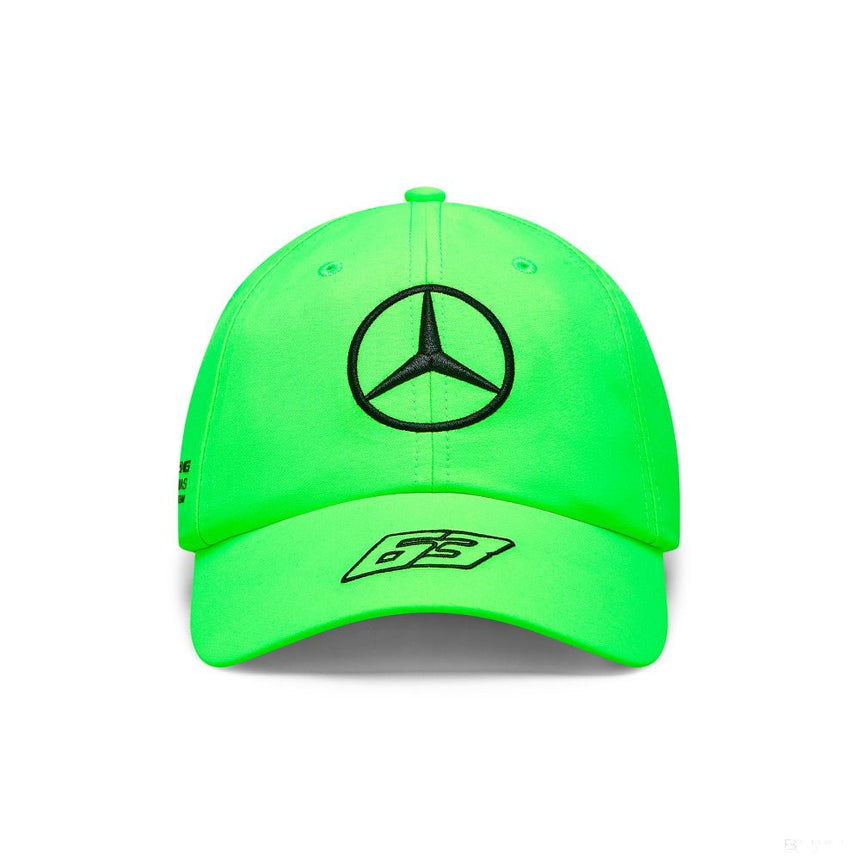 Mercedes baseball sapka, George Russell, neon zöld, 2023 - FansBRANDS®