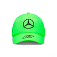 Mercedes baseball sapka, George Russell, neon zöld, 2023 - FansBRANDS® - HU