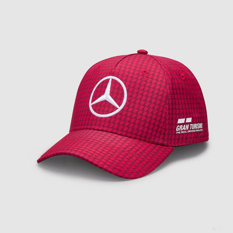 Mercedes baseball sapka, Lewis Hamilton, apple piros, 2023 - FansBRANDS®