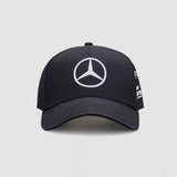 Mercedes Baseball Sapka, Lewis Hamilton, Gyerek, Fekete, 2022 - FansBRANDS®