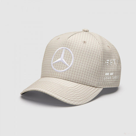 Mercedes baseball sapka, Lewis Hamilton, natural, 2023 - FansBRANDS®
