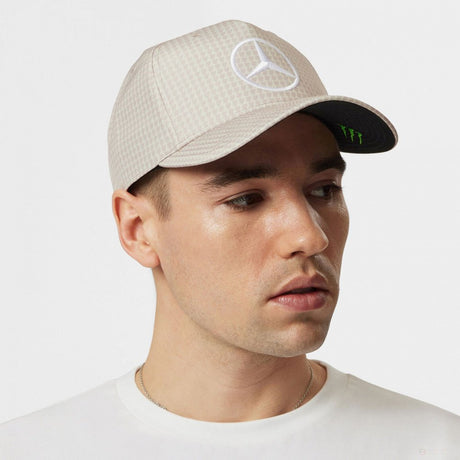 Mercedes baseball sapka, Lewis Hamilton, natural, 2023 - FansBRANDS®