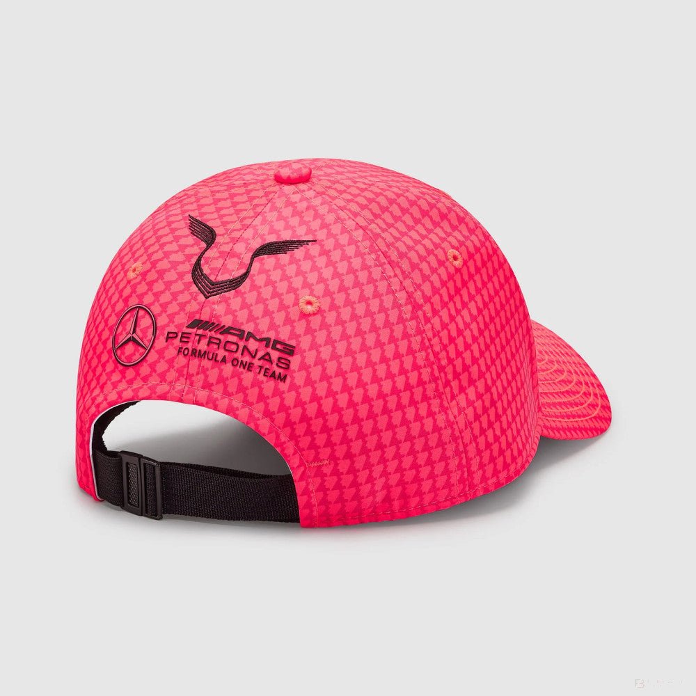 Mercedes baseball sapka, Lewis Hamilton, neon rózsaszín, 2023 - FansBRANDS®