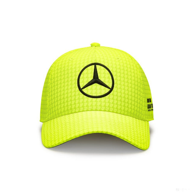 Mercedes baseball sapka, Lewis Hamilton, neon sárga, 2023 - FansBRANDS® - HU