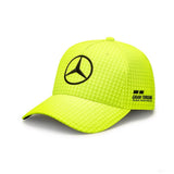 Mercedes baseball sapka, Lewis Hamilton, neon sárga, 2023 - FansBRANDS® - HU