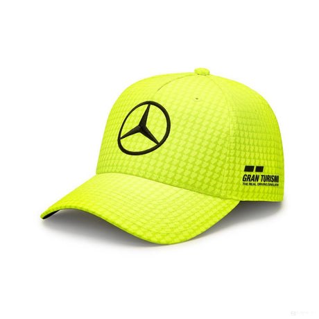 Mercedes baseball sapka, Lewis Hamilton, neon sárga, 2023 - FansBRANDS® - HU