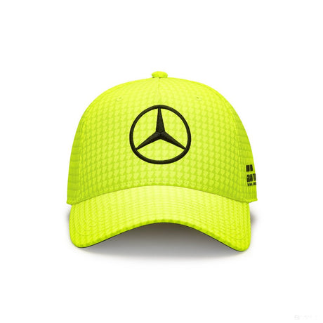 Mercedes baseball sapka, Lewis Hamilton, neon sárga, 2023 - FansBRANDS®