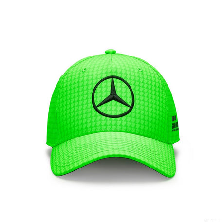 Mercedes baseball sapka, Lewis Hamilton, neon zöld, 2023 - FansBRANDS®