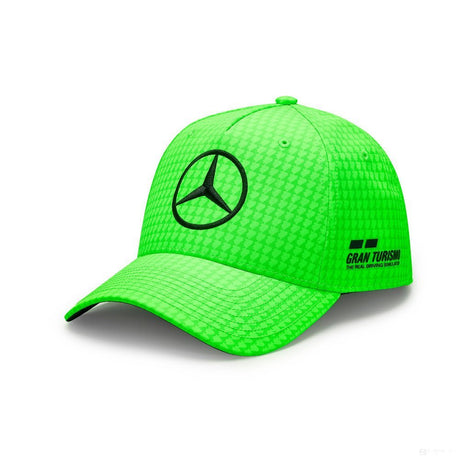 Mercedes baseball sapka, Lewis Hamilton, neon zöld, 2023 - FansBRANDS® - HU