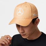 Mercedes baseball sapka, Lewis Hamilton, peach, 2023 - FansBRANDS® - HU
