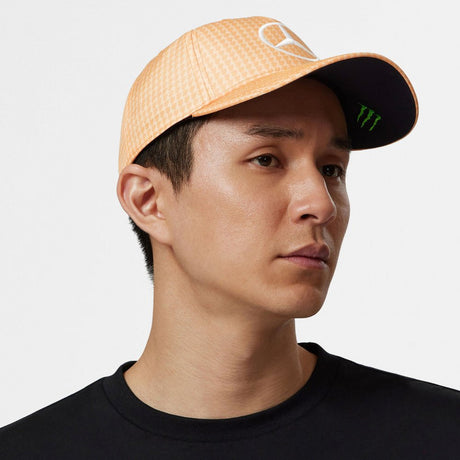 Mercedes baseball sapka, Lewis Hamilton, peach, 2023 - FansBRANDS®