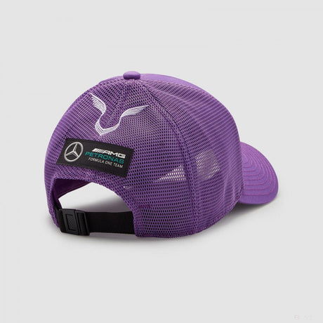 Mercedes Baseball Sapka, Lewis Hamilton Trucker, Felnőtt, Lila, 2022 - FansBRANDS®