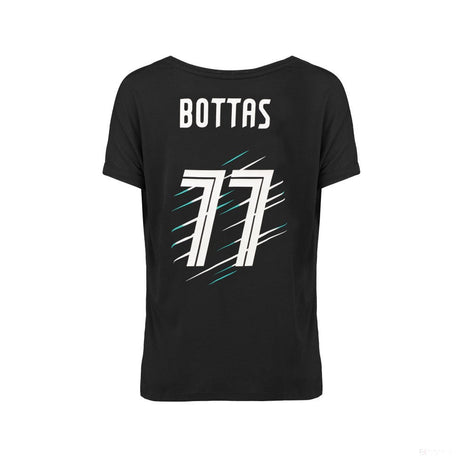 Mercedes Bottas Környakú Női Valtteri 77 Póló - FansBRANDS®