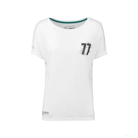 Mercedes Bottas Környakú Női Valtteri 77 Póló - FansBRANDS®