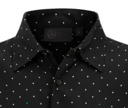 Mercedes ing, polka dot, fekete
