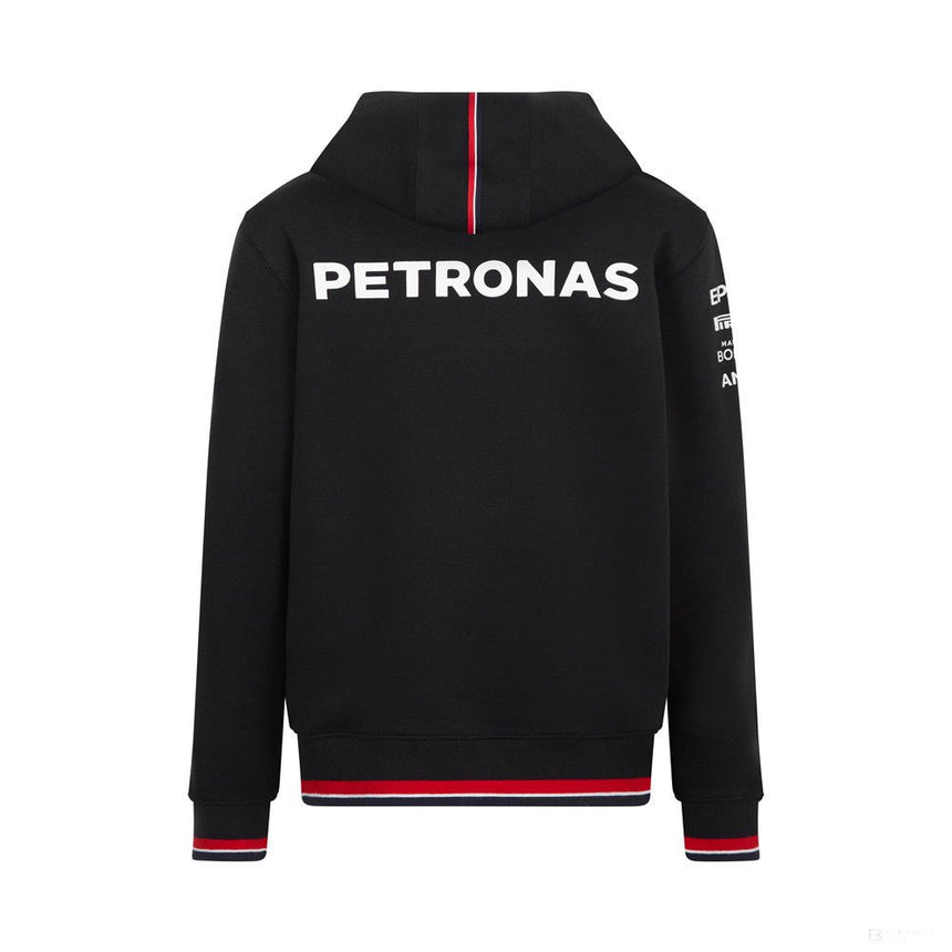Mercedes Csapat Kapucnis Gyerek Pulóver, Fekete, 2022 - FansBRANDS® - HU