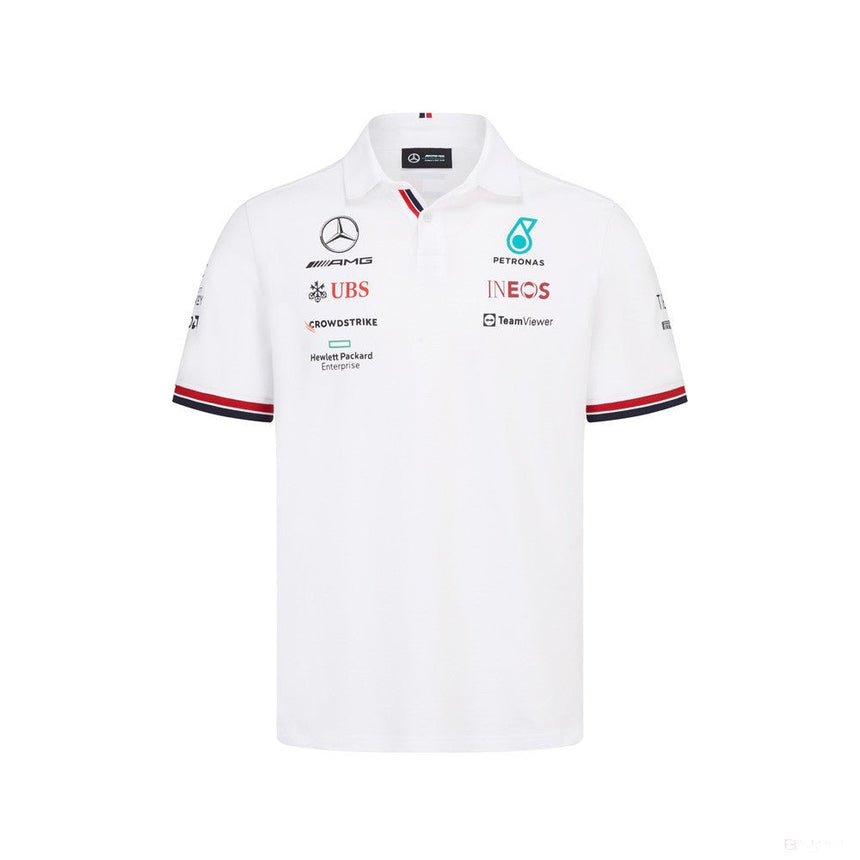 Mercedes Galléros Csapat Póló, Fehér, 2022 - FansBRANDS®
