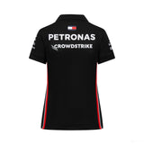 Mercedes galléros póló, csapat, női, fekete, 2023 - FansBRANDS® - HU