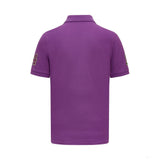 Mercedes galléros póló, Lewis Hamilton logó, lila - FansBRANDS® - HU
