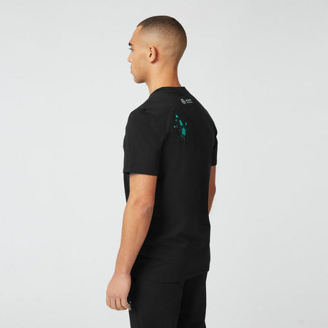 Mercedes George Russell Póló, GEORGE #63, Fekete, 2022 - FansBRANDS®