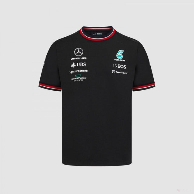 Mercedes Gyerek Csapat Póló, Fekete, 2022 - FansBRANDS® - HU