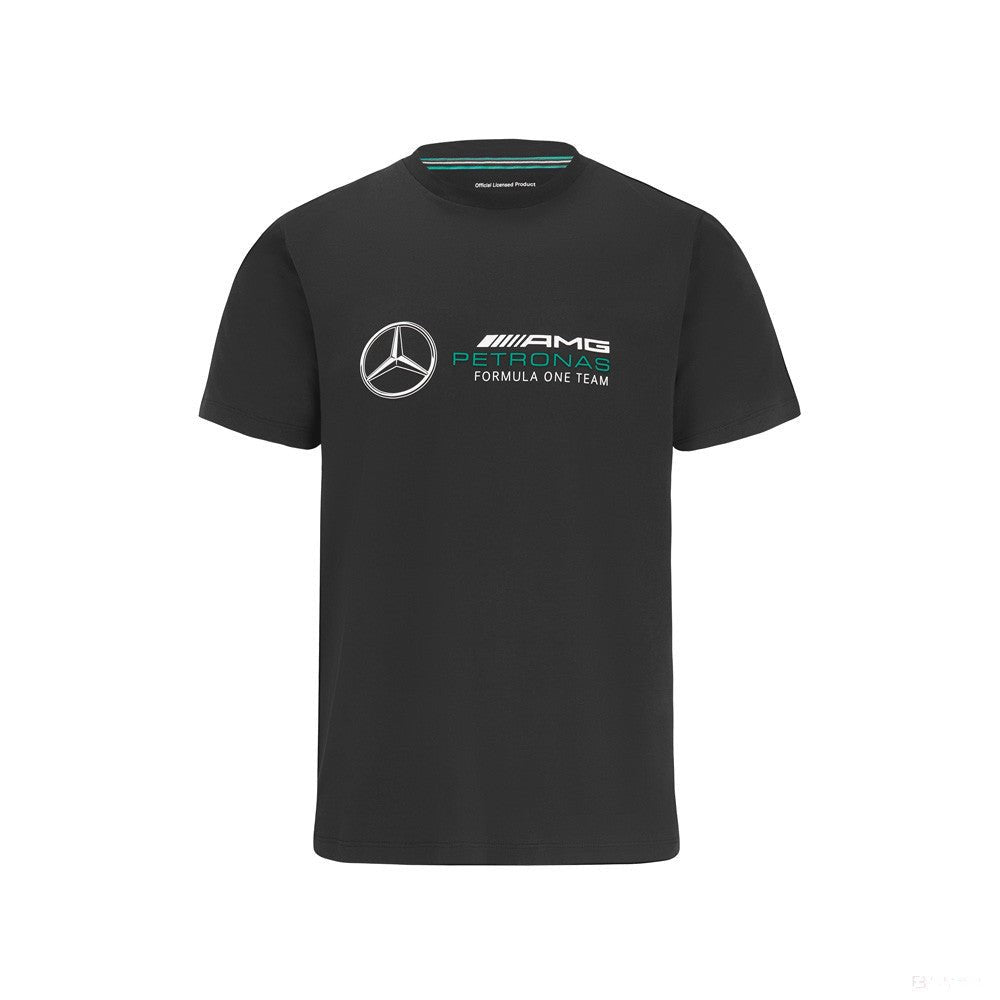 Mercedes Gyerek Póló, Large Logo, Fekete, 2022 - FansBRANDS®