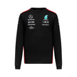 Mercedes hosszú ujjú környakú póló, csapat, pilóta, fekete, 2023 - FansBRANDS®