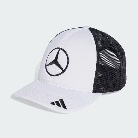 Mercedes Kamionos Sapka, Nagy logo, fehér/fekete 🔥 - FansBRANDS® - HU