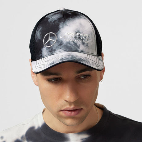 Mercedes kamionos sapka, tie dye, szürke - FansBRANDS®