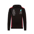 Mercedes kapucnis pulóver, csapat, gyerek, fekete, 2023 - FansBRANDS®